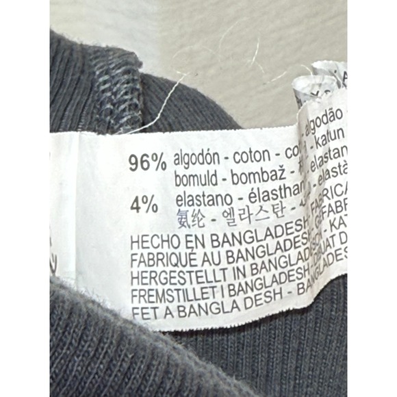 ZARA Kids Ribbed Leggings Gray Size 8 128 Cotton Blend Casual Bottoms - Picture 5 of 5